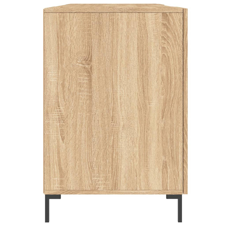 skrivebord 140x50x75 cm konstrueret træ sonoma-eg