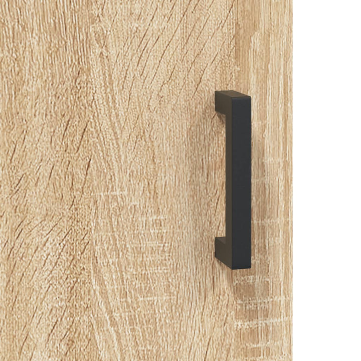 skrivebord 140x50x75 cm konstrueret træ sonoma-eg