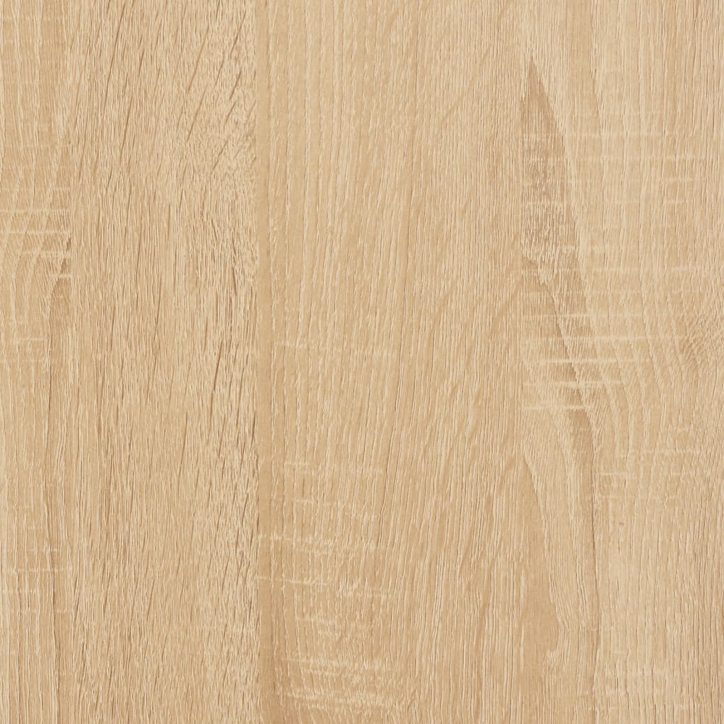 skrivebord 140x50x75 cm konstrueret træ sonoma-eg