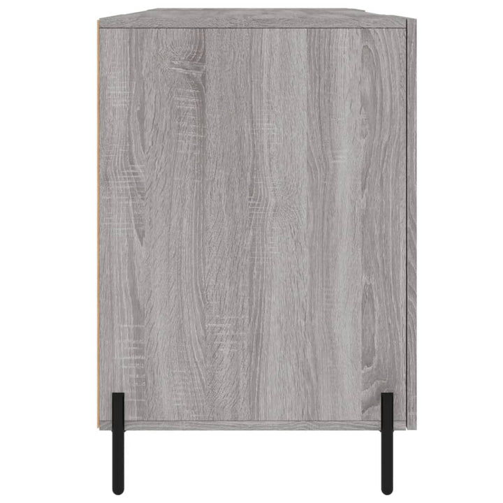 skrivebord 140x50x75 cm konstrueret træ grå sonoma-eg