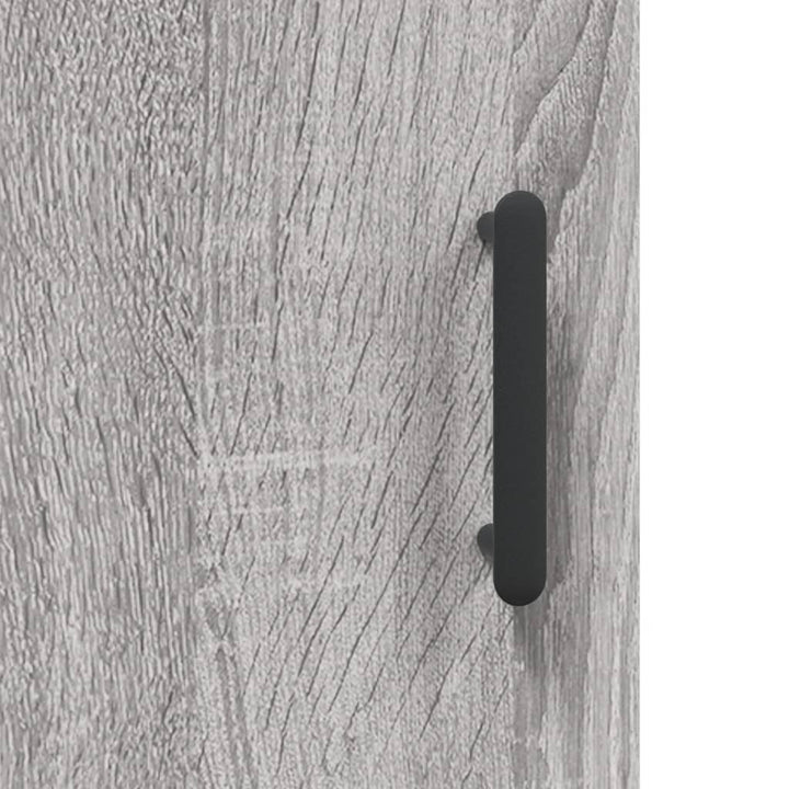 skrivebord 140x50x75 cm konstrueret træ grå sonoma-eg