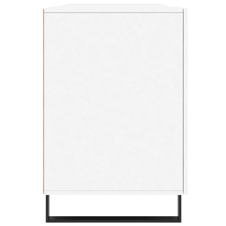skrivebord 140x50x75 cm konstrueret træ hvid