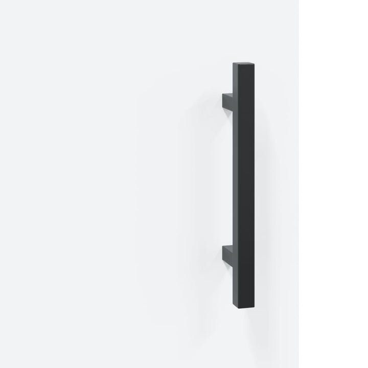 skrivebord 140x50x75 cm konstrueret træ hvid