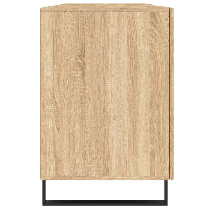 skrivebord 140x50x75 cm konstrueret træ sonoma-eg