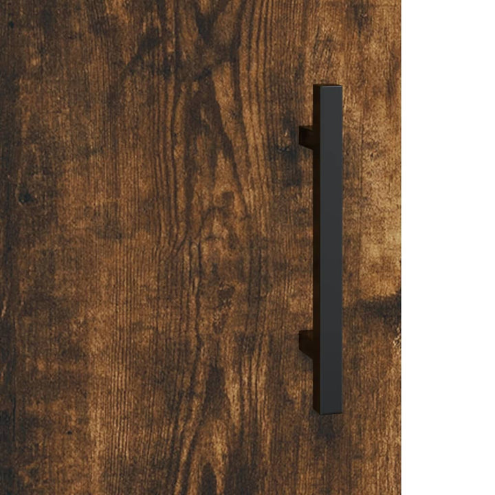 skrivebord 140x50x75 cm konstrueret træ røget egetræsfarve
