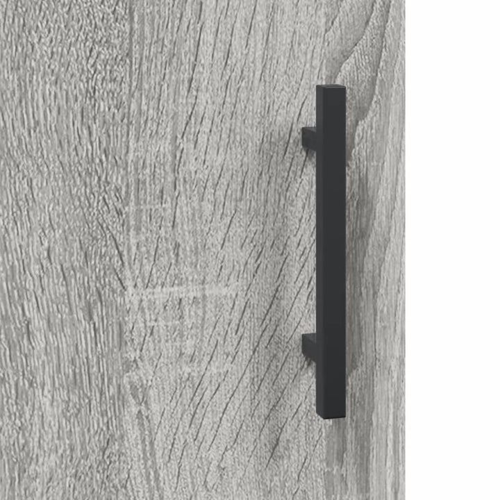 skrivebord 140x50x75 cm konstrueret træ grå sonoma-eg