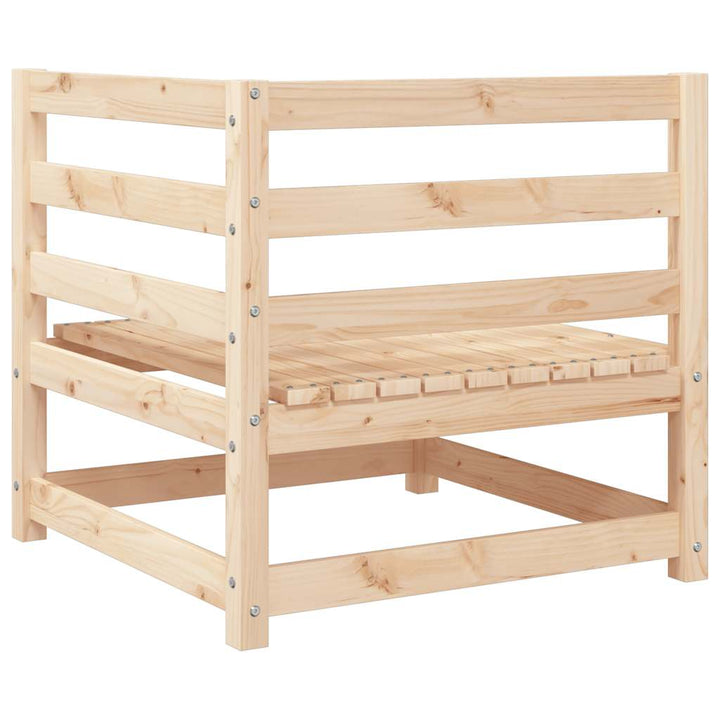 hjørnemoduler 2 stk. til havesofa 70x70x67 cm massivt fyrretræ