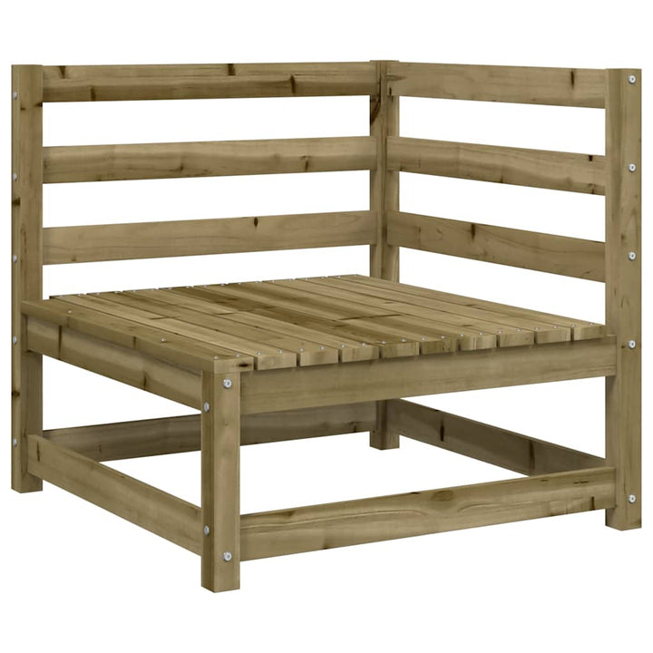 hjørnemoduler 2 stk. til sofa 70x70x67 cm imprægneret fyrretræ