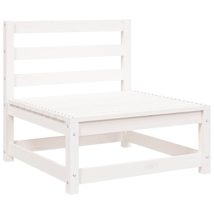 sofamoduler 2 stk 70x70x67 cm uden armlæn fyr hvid
