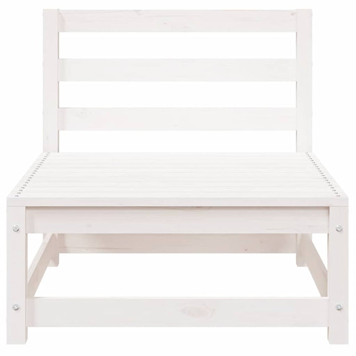 sofamoduler 2 stk 70x70x67 cm uden armlæn fyr hvid