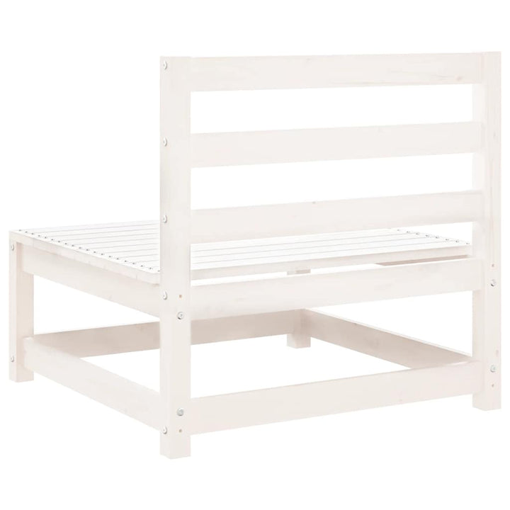 sofamoduler 2 stk 70x70x67 cm uden armlæn fyr hvid