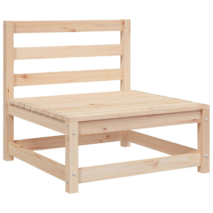 sofamoduler 3 stk 70x70x67 cm uden armlæn massivt fyr