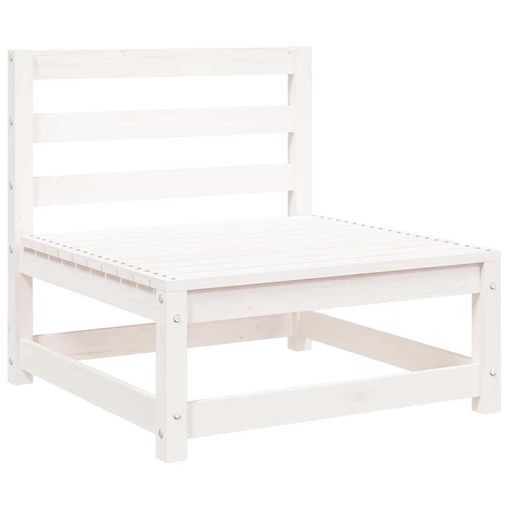 sofamoduler 3 stk 70x70x67 cm uden armlæn fyr hvid