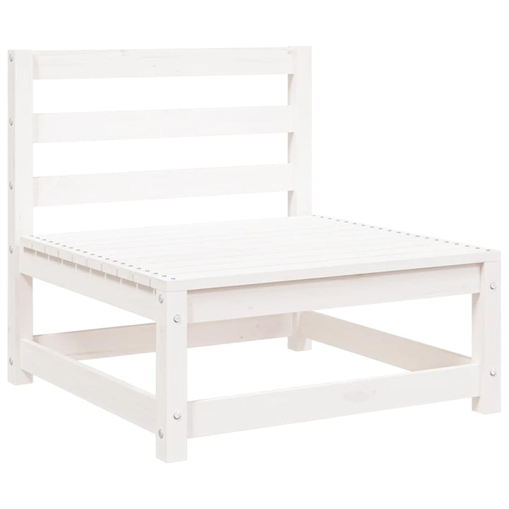 sofamoduler 3 stk 70x70x67 cm uden armlæn fyr hvid