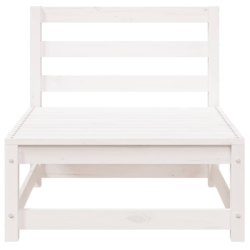 sofamoduler 3 stk 70x70x67 cm uden armlæn fyr hvid