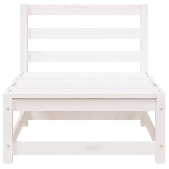 sofamoduler 3 stk 70x70x67 cm uden armlæn fyr hvid