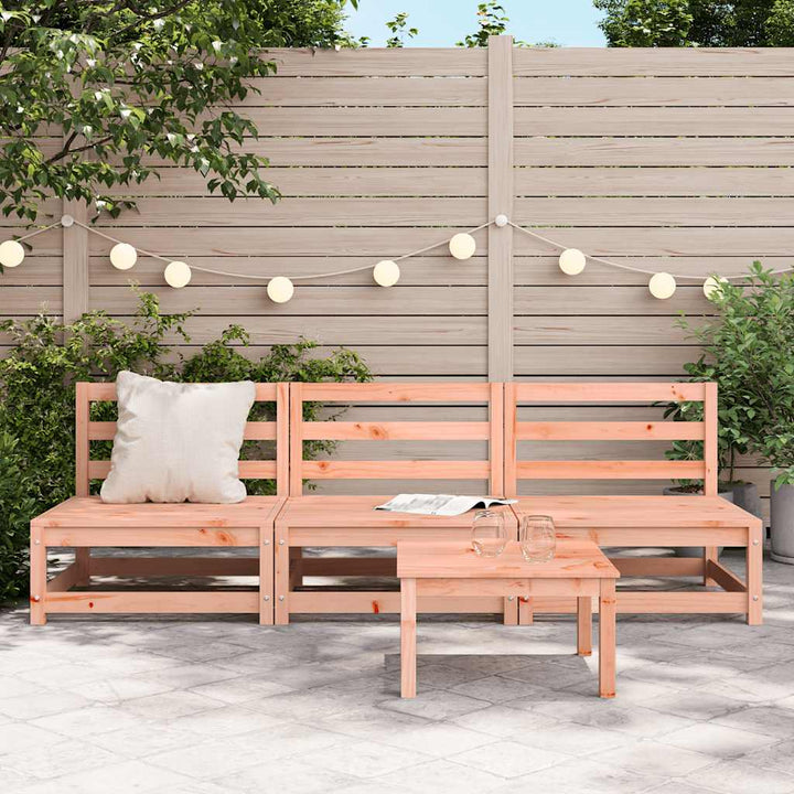 sofamoduler 3 stk. 70x70x67 cm uden armlæn massivt douglasgran