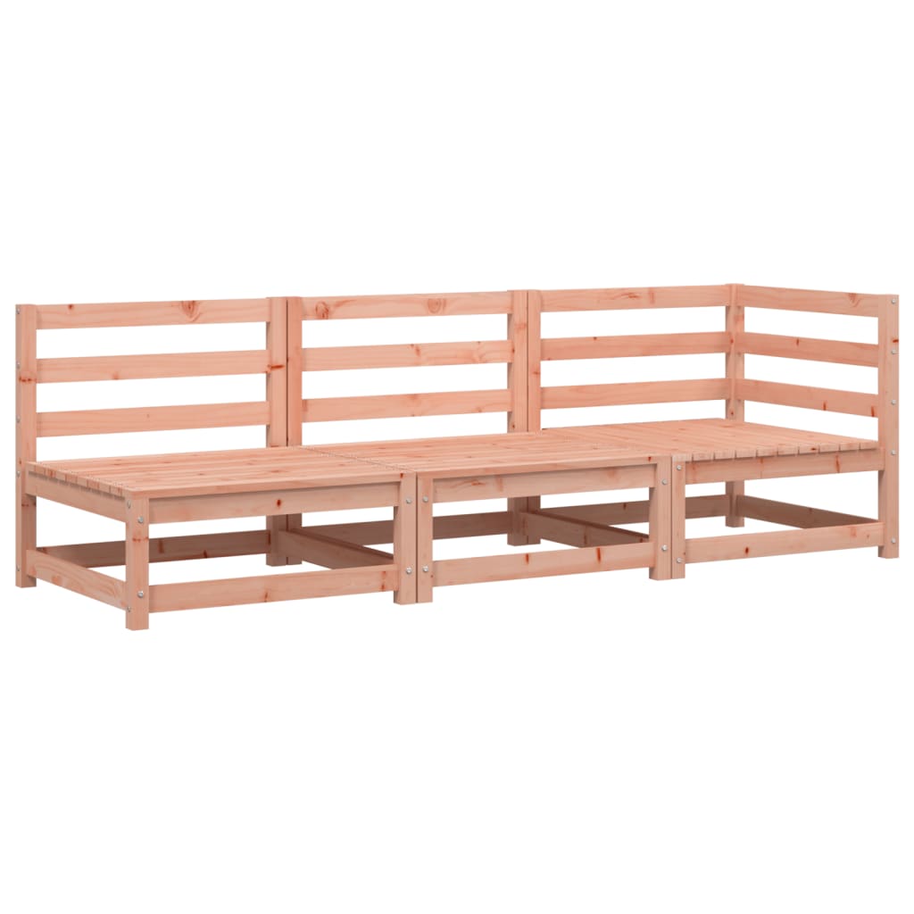 3-personers havesofa massivt douglasgran