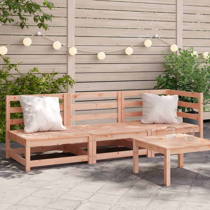 3-personers havesofa massivt douglasgran