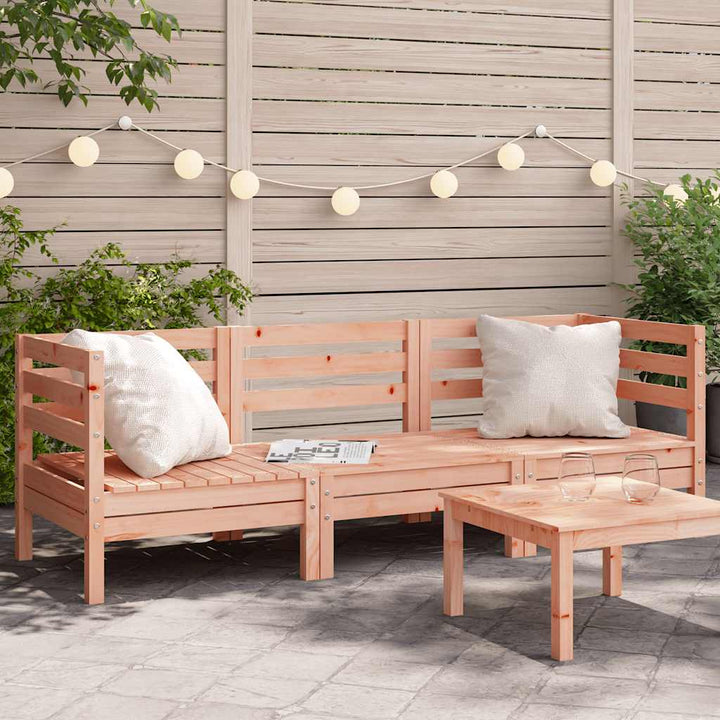 3-personers havesofa massivt douglasgran