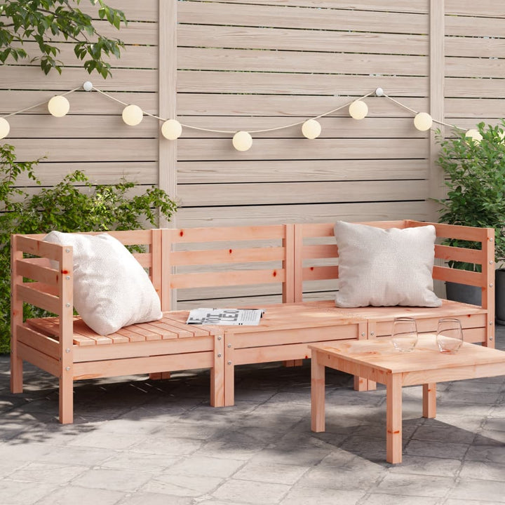 3-personers havesofa massivt douglasgran