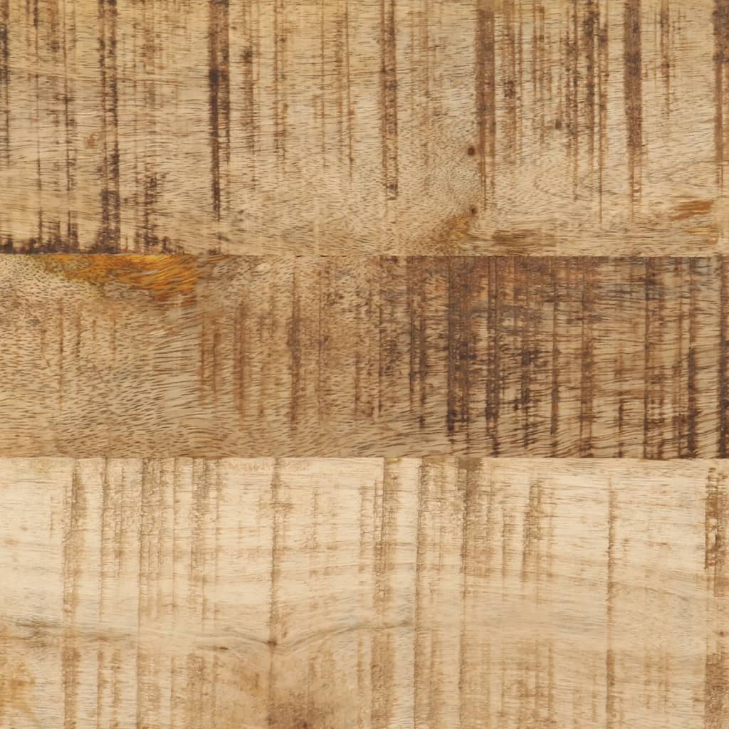 badeværelsesskab 40x27x90 cm jern og massivt mangotræ