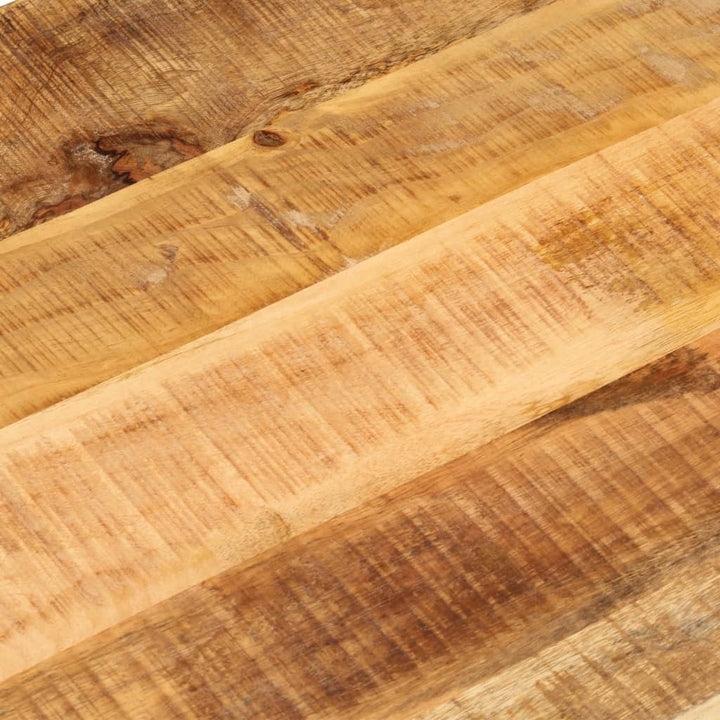 bordplade 100x50x3,8 cm oval massivt ru mangotræ