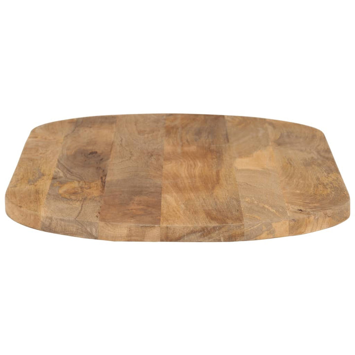 bordplade 100x50x3,8 cm oval massivt mangotræ