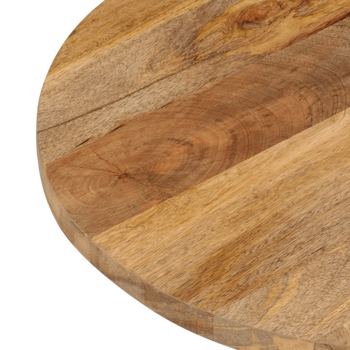 bordplade 100x50x3,8 cm oval massivt mangotræ