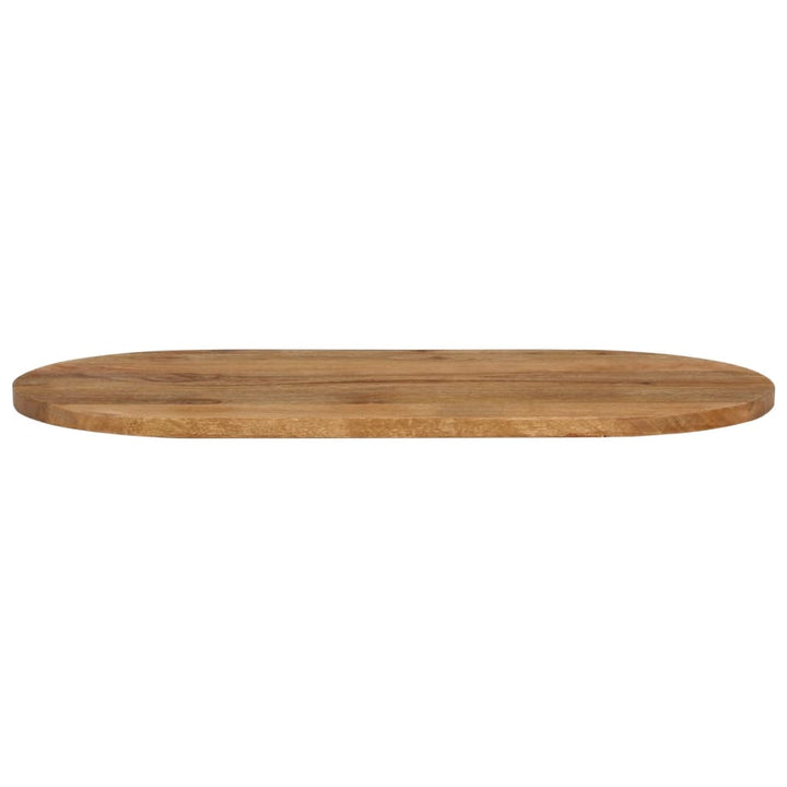 bordplade 100x50x3,8 cm oval massivt mangotræ
