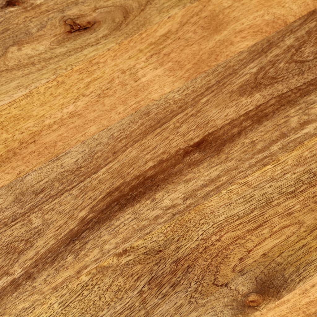 bordplade 100x50x3,8 cm oval massivt mangotræ