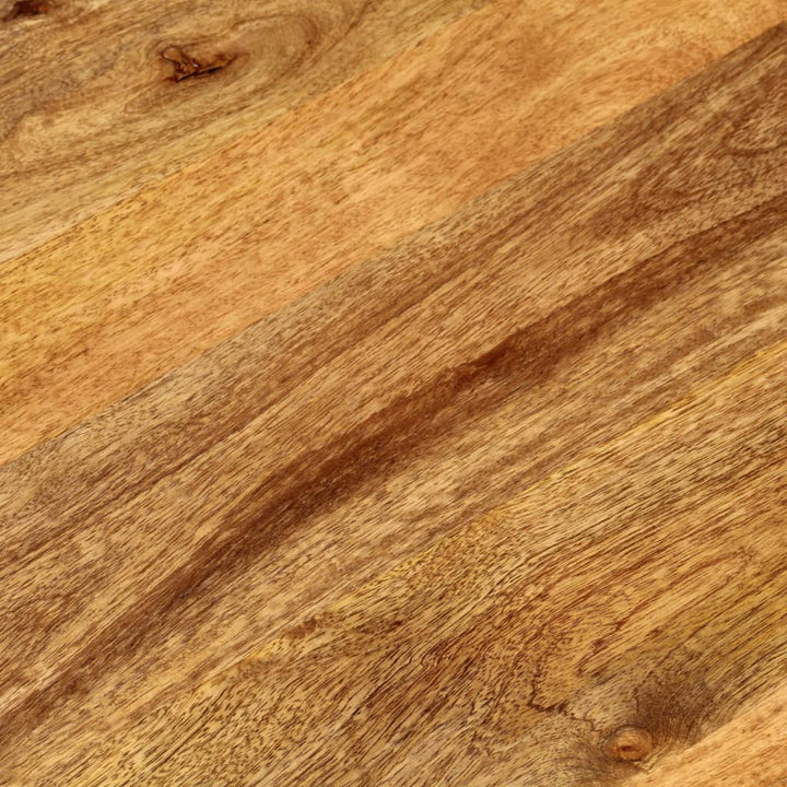 bordplade 100x50x3,8 cm oval massivt mangotræ