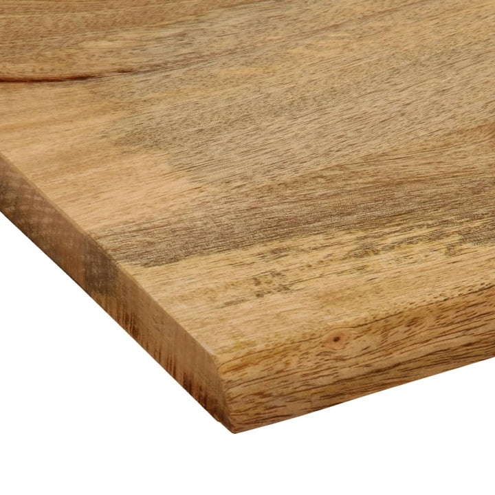bordplade 100x80x2,5 cm naturlig kant massivt mangotræ