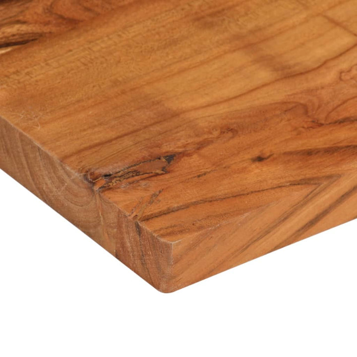 bordplade 100x50x3,8 cm rektangulær massivt akacietræ