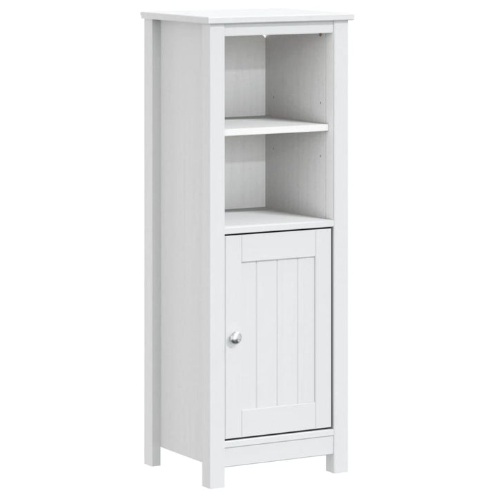 badeværelsesskab BERG 40x34x110 cm massivt fyrretræ hvid