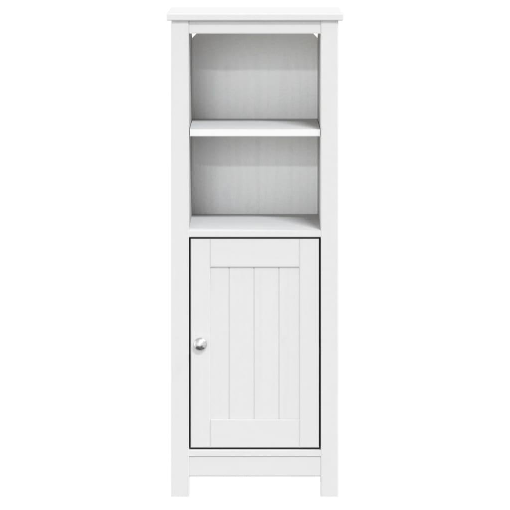badeværelsesskab BERG 40x34x110 cm massivt fyrretræ hvid