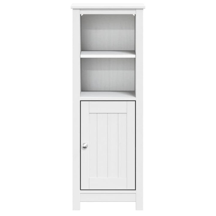 badeværelsesskab BERG 40x34x110 cm massivt fyrretræ hvid