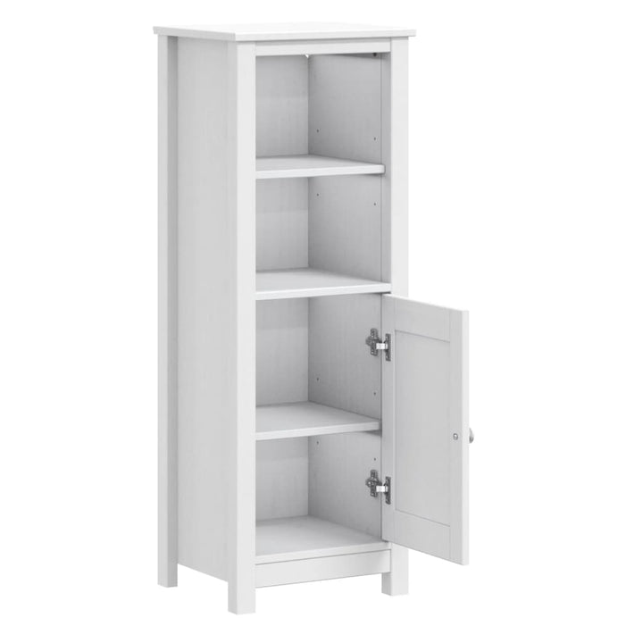 badeværelsesskab BERG 40x34x110 cm massivt fyrretræ hvid