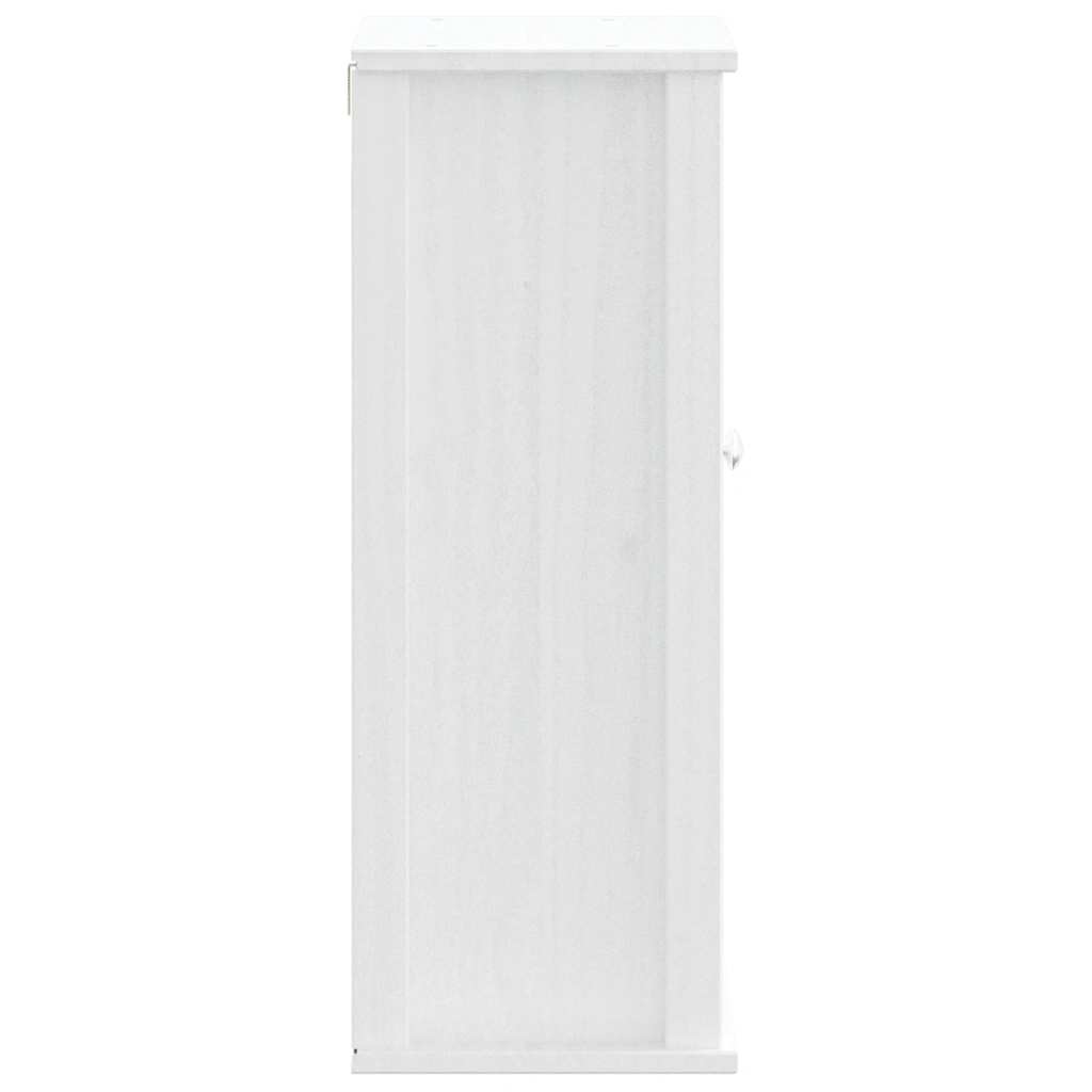 vægskab til badeværelse BERG 40x27x71,5 cm massivt fyr hvid