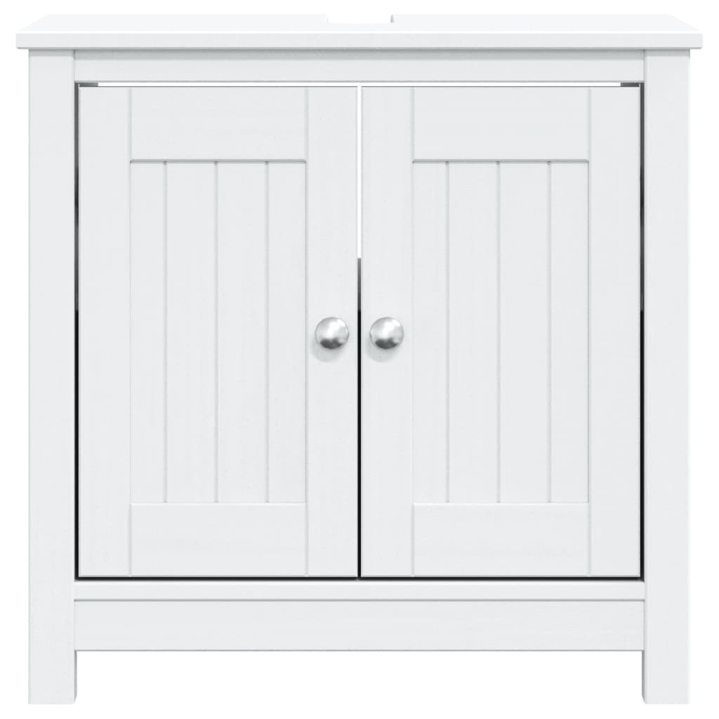 underskab BERG 60x34x59 cm massivt fyrretræ hvid