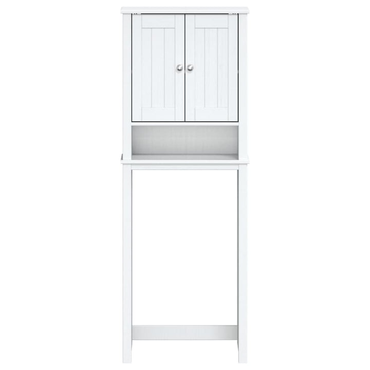 opbevaringsskab til toilet BERG 60x27x164,5 cm massivt træ hvid