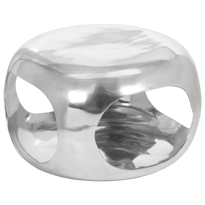sofabord 50x50x30 cm aluminium sølvfarvet