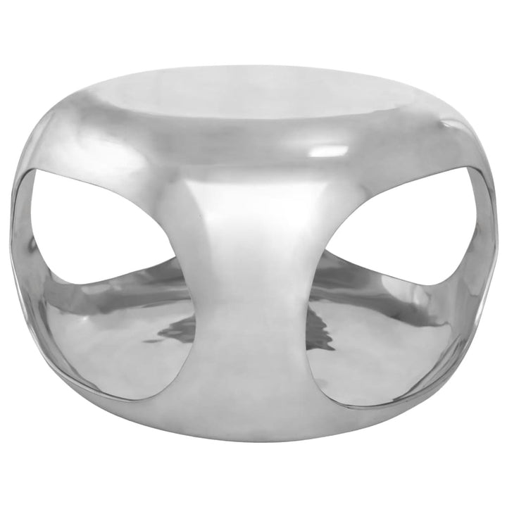 sofabord 50x50x30 cm aluminium sølvfarvet
