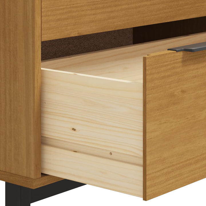 kommode FLAM 80x40x80 cm massivt fyrretræ