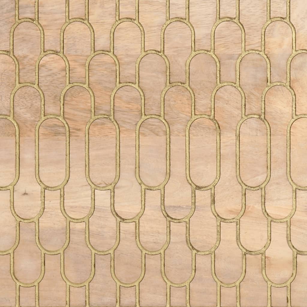 skab 60x33x75 cm massivt mangotræ