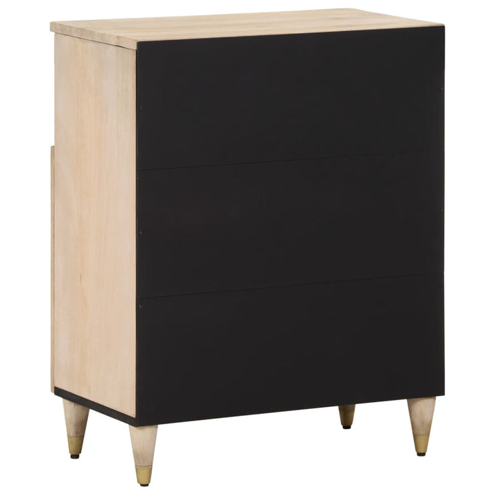 skab 60x33x75 cm massivt mangotræ