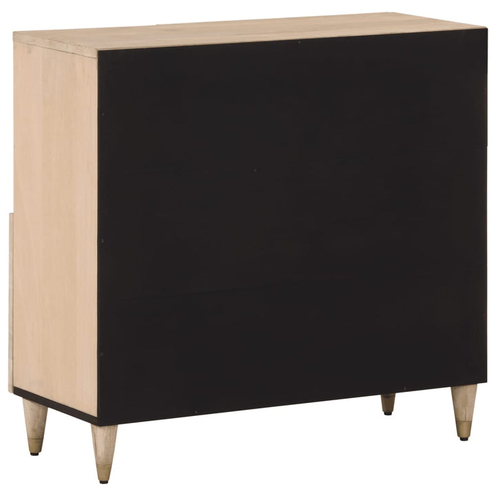 skab 80x33x75 cm massivt mangotræ