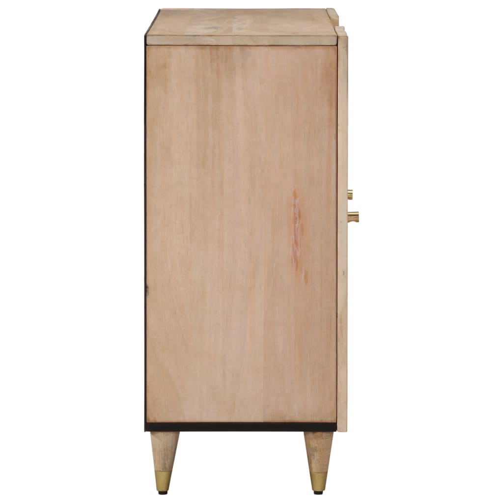 skab 90x33x75 cm massivt mangotræ