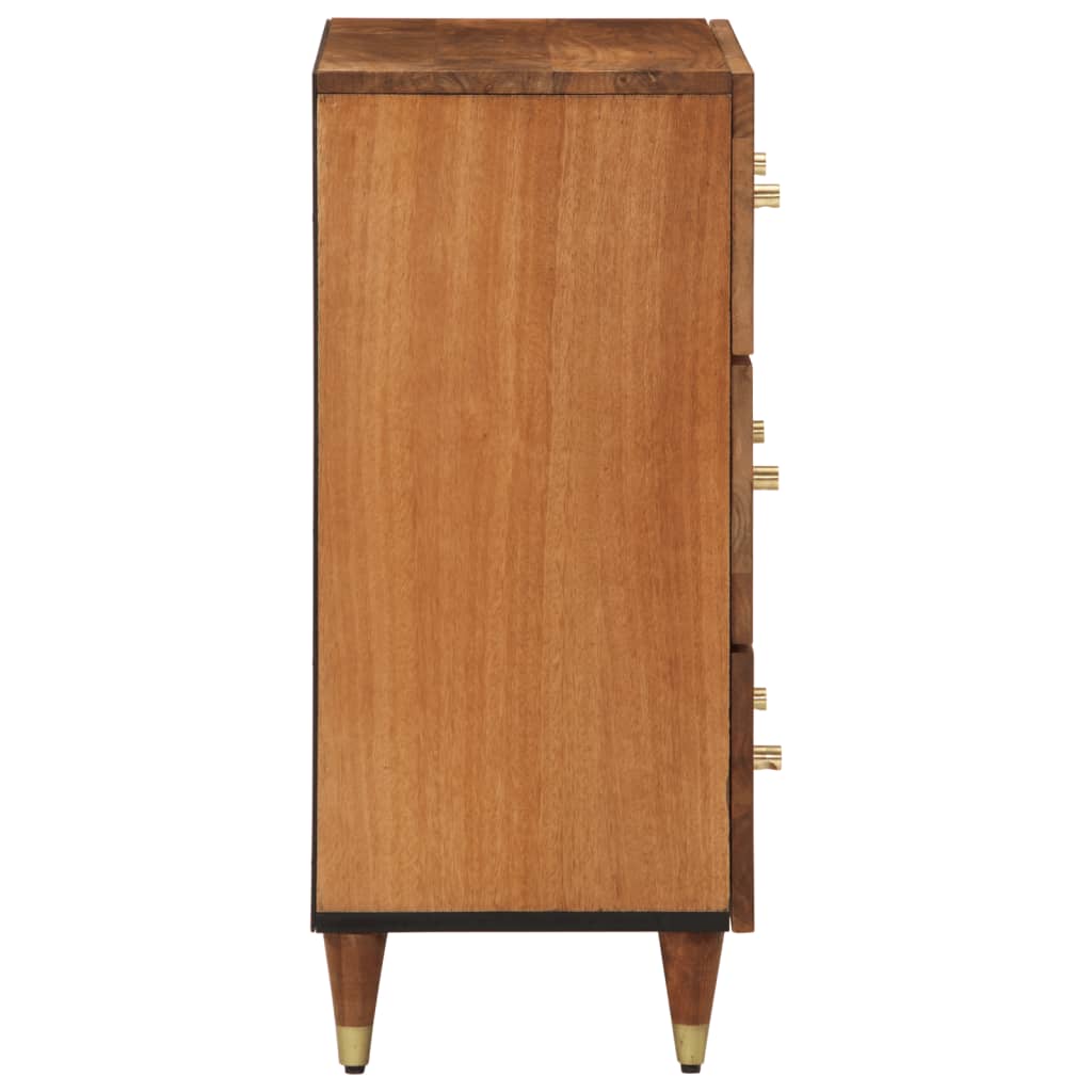 skab 60x33x75 cm massivt mangotræ