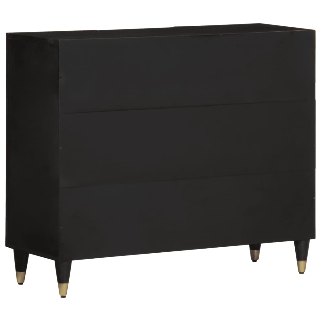 skab 90x33x75 cm massivt mangotræ